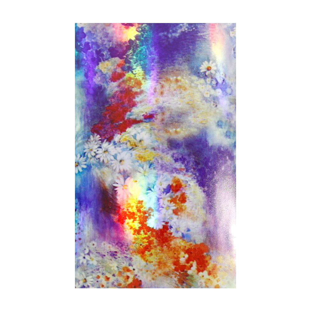 Naklejka do paznokci Laser effect samoprzylepna arkusz 8 cm x 5 cm Nr 228