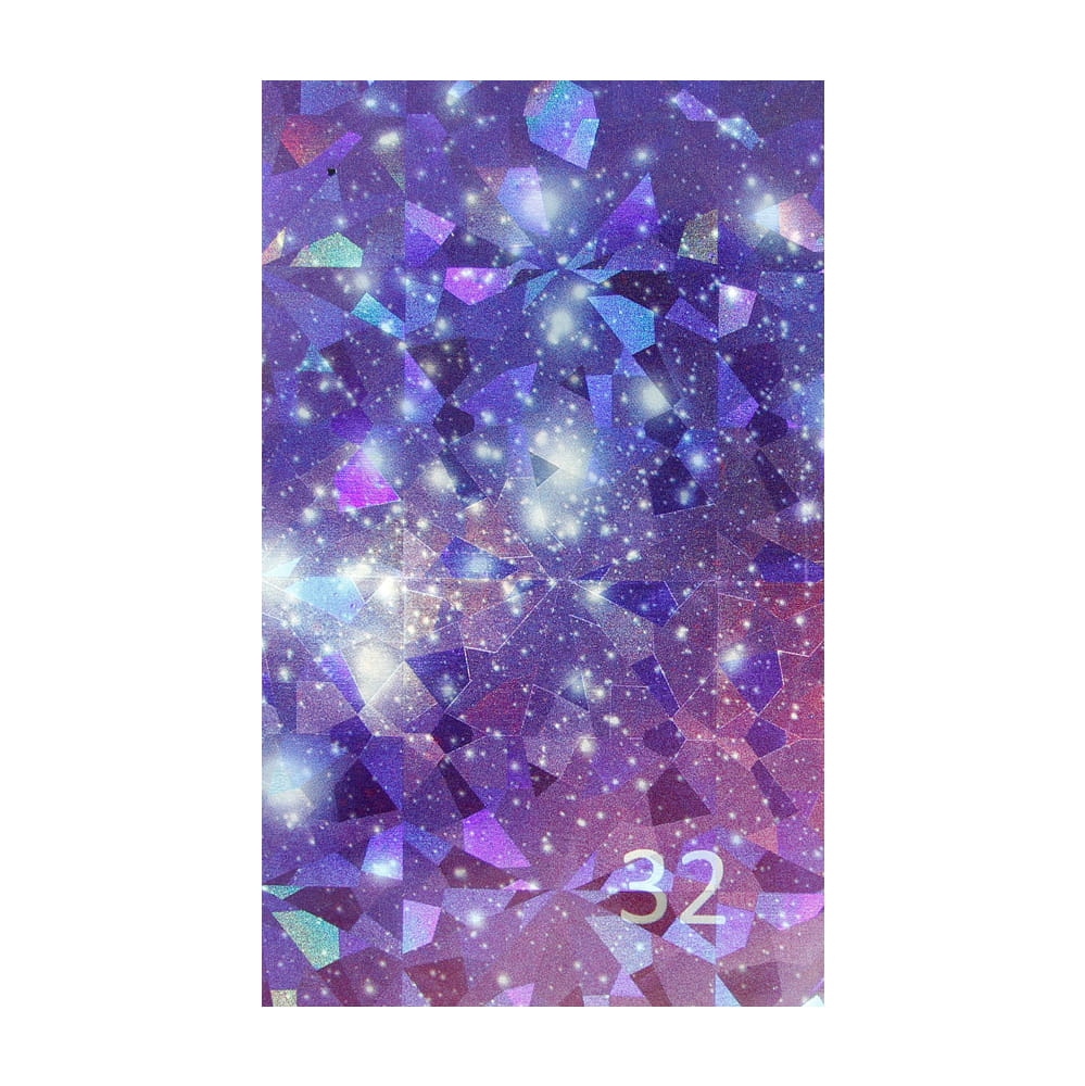 Naklejka do paznokci Laser effect samoprzylepna arkusz 8 cm x 5 cm Nr 96