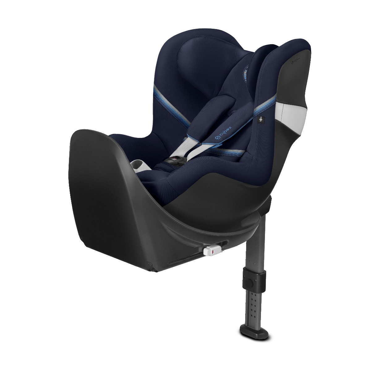 Cybex, Sirona M2 I-Size - fotelik samochodowy z bazą M od urodzenia do 105 cm, do ok. 4 lat-Navy Blue