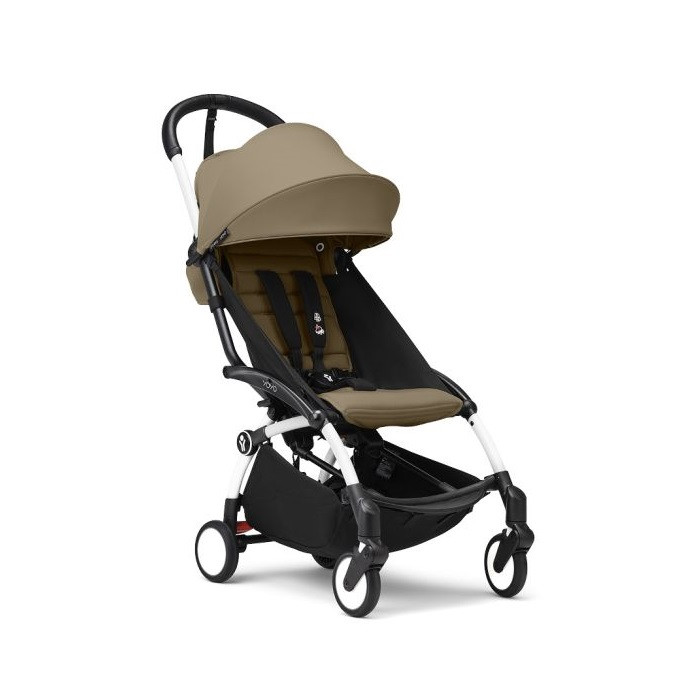Stokke Yoyo 3 - wózek spacerowy-Toffee/Biała rama