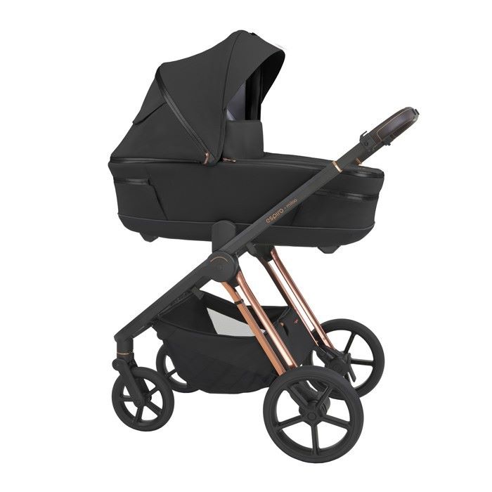 Espiro Miloo - wózek głęboko-spacerowy 2w1-110 Diamond Black