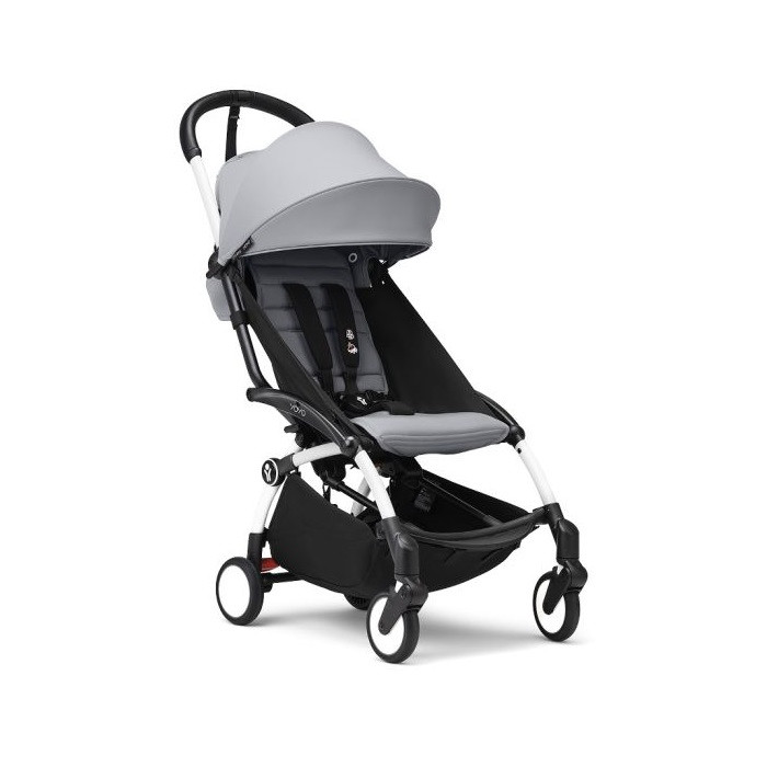 Stokke Yoyo 3 - wózek spacerowy-Stone/ Biała rama