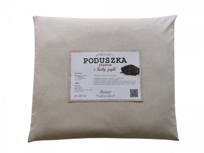 Poduszka z łuską gryki 50x60