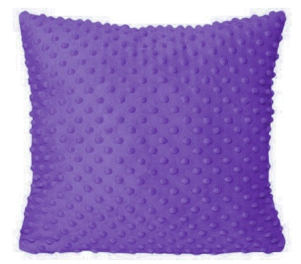 Poszewka MINKY rozmiar 40x40 wz. fiolet