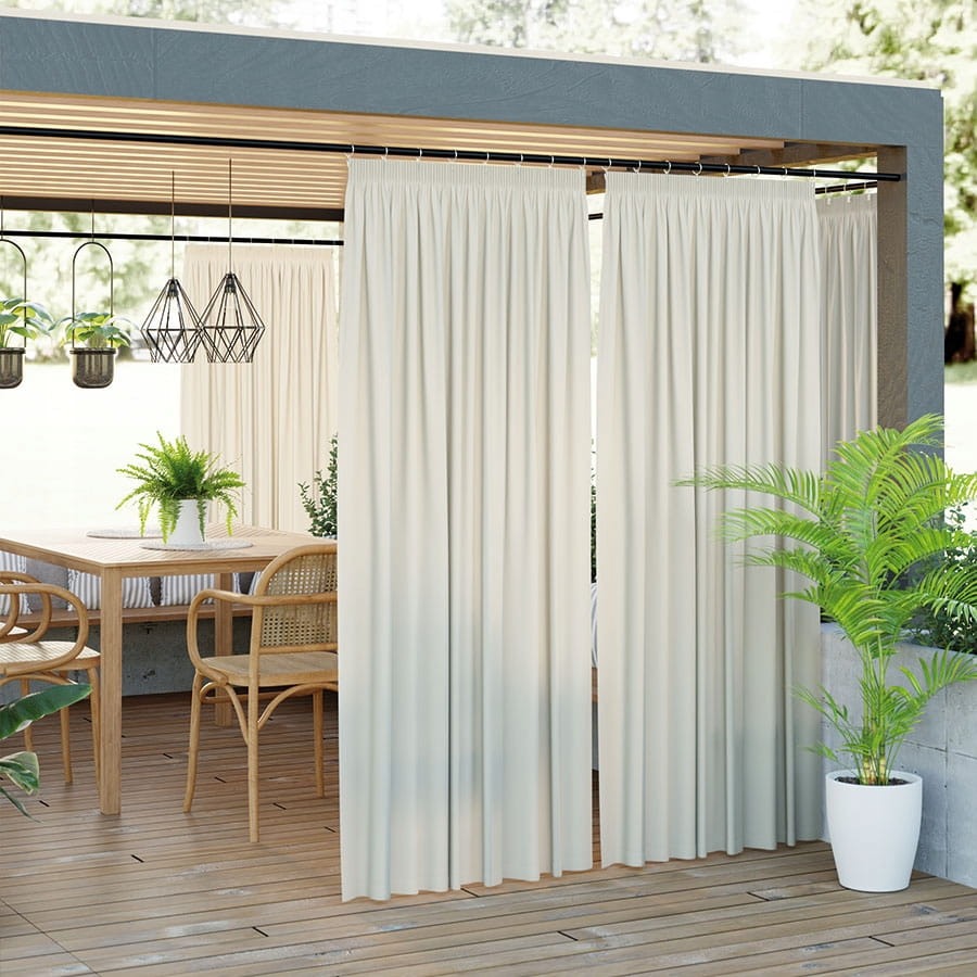 Zasłona gotowa Gardenia na Taśmie wys. 200x140cm Kremowa NA TARAS