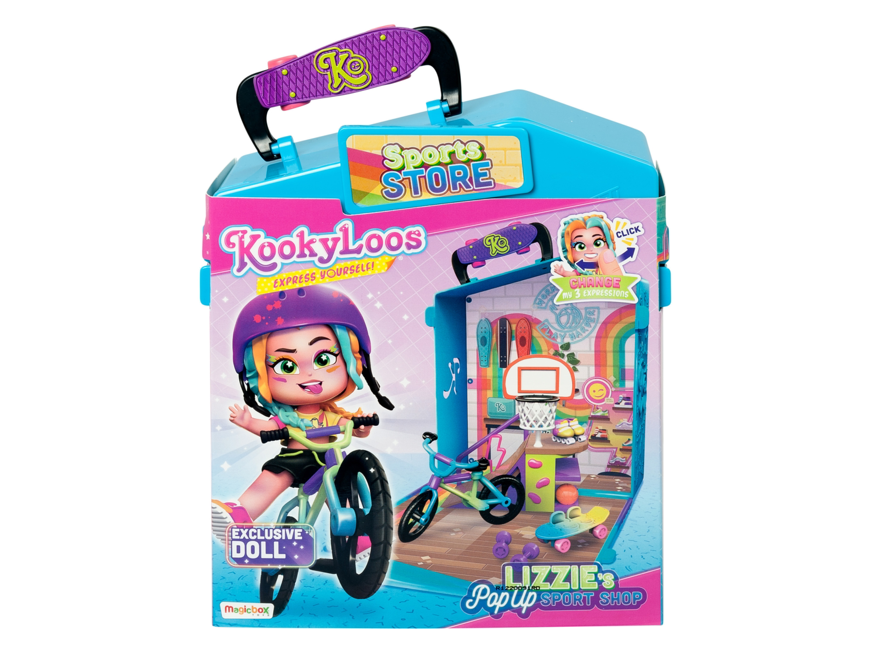 Kookyloos Lalki Pop-Up Sklep sportowy