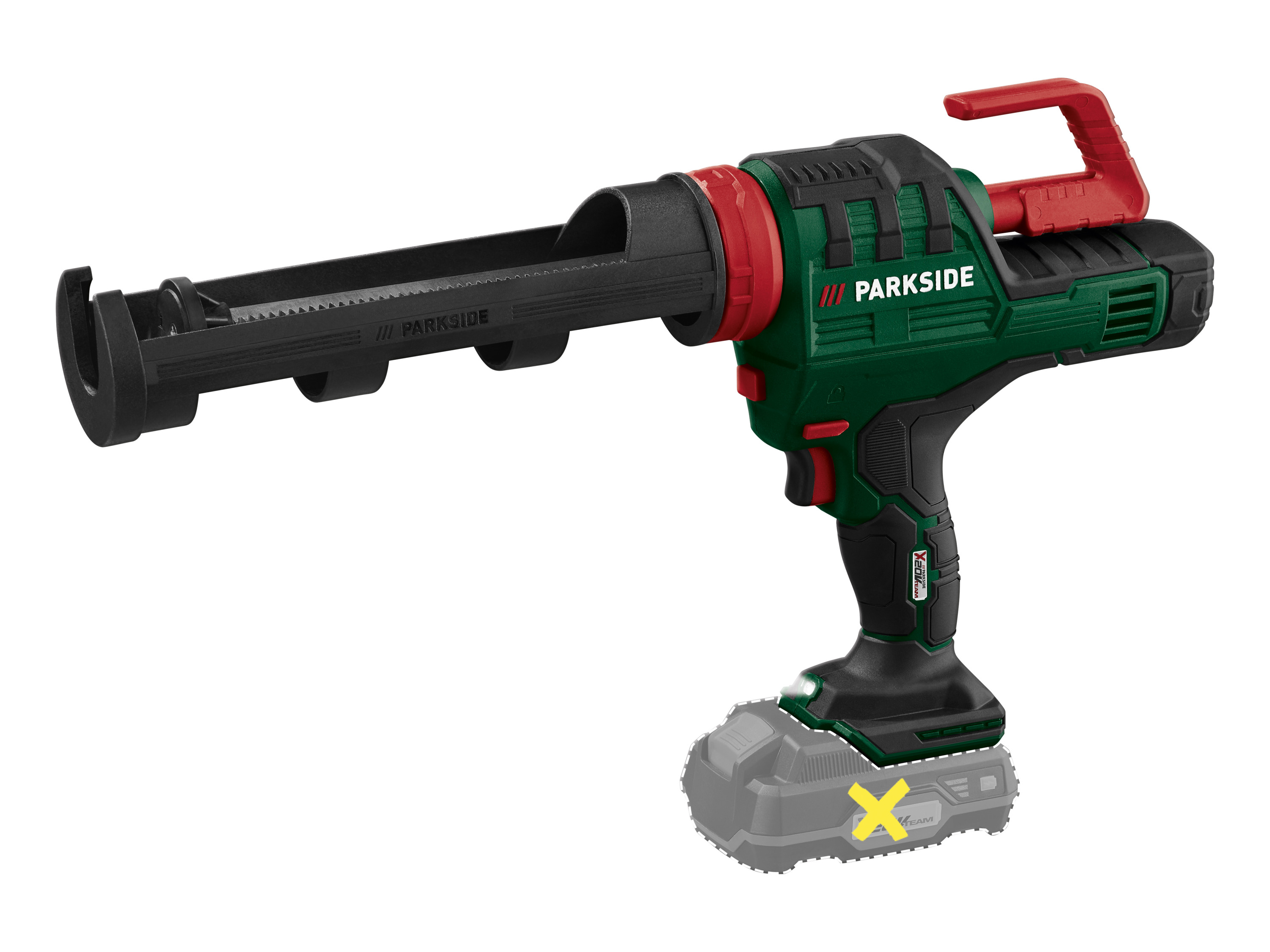 Parkside Akumulatorowy pistolet do kartuszy Pkpa 20-Li A1, 20 V bez akumulatora i ładowarki