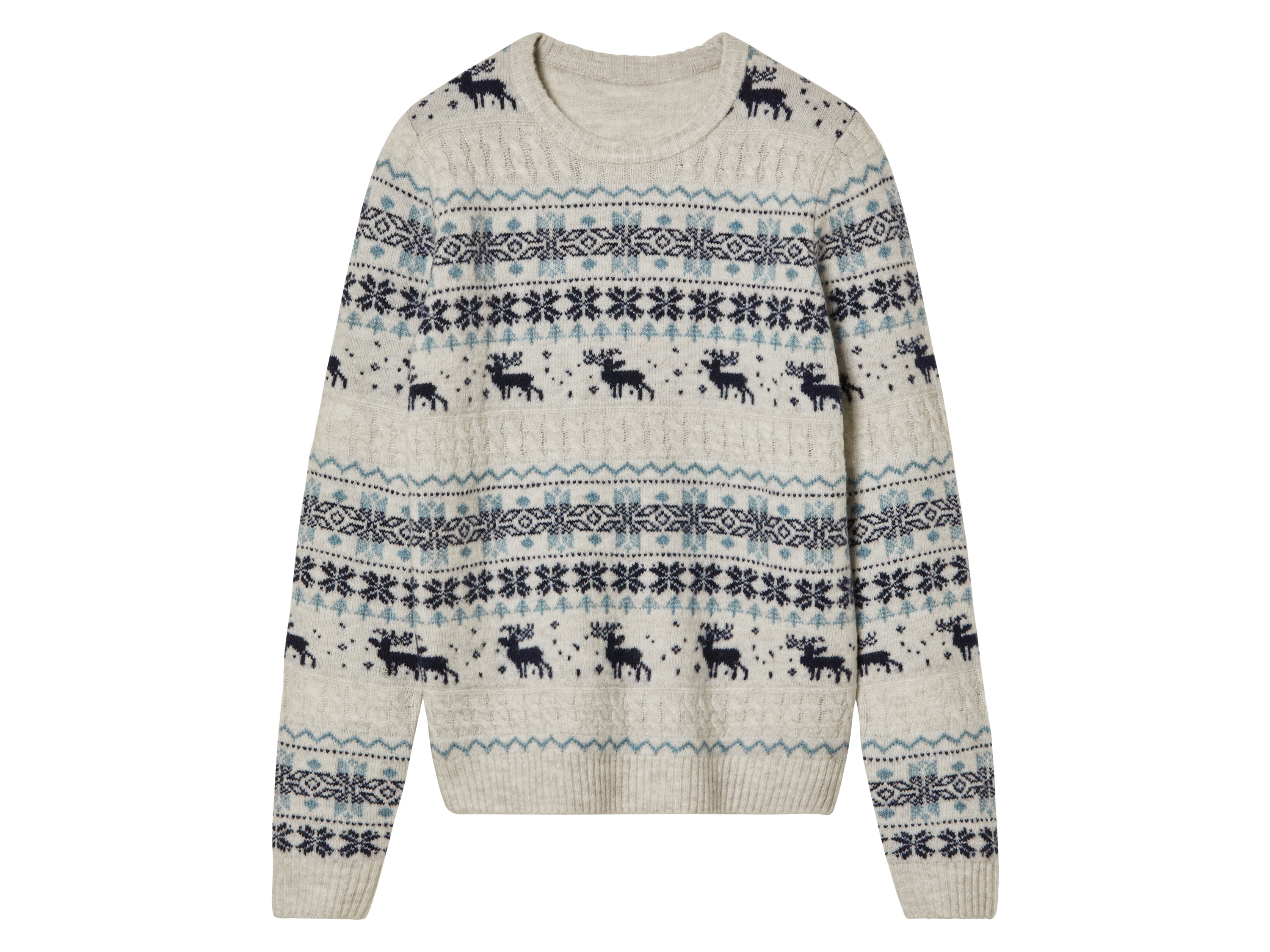 pepperts! Sweter świąteczny dla dzieci 134/140, Beżowy