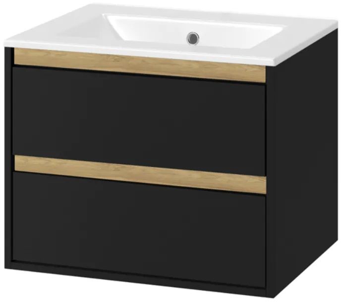 Darmowa Dostawa - Umywalka z szafką Excellent Tuto MLEX0103600BKBL/CEEX3617600WH