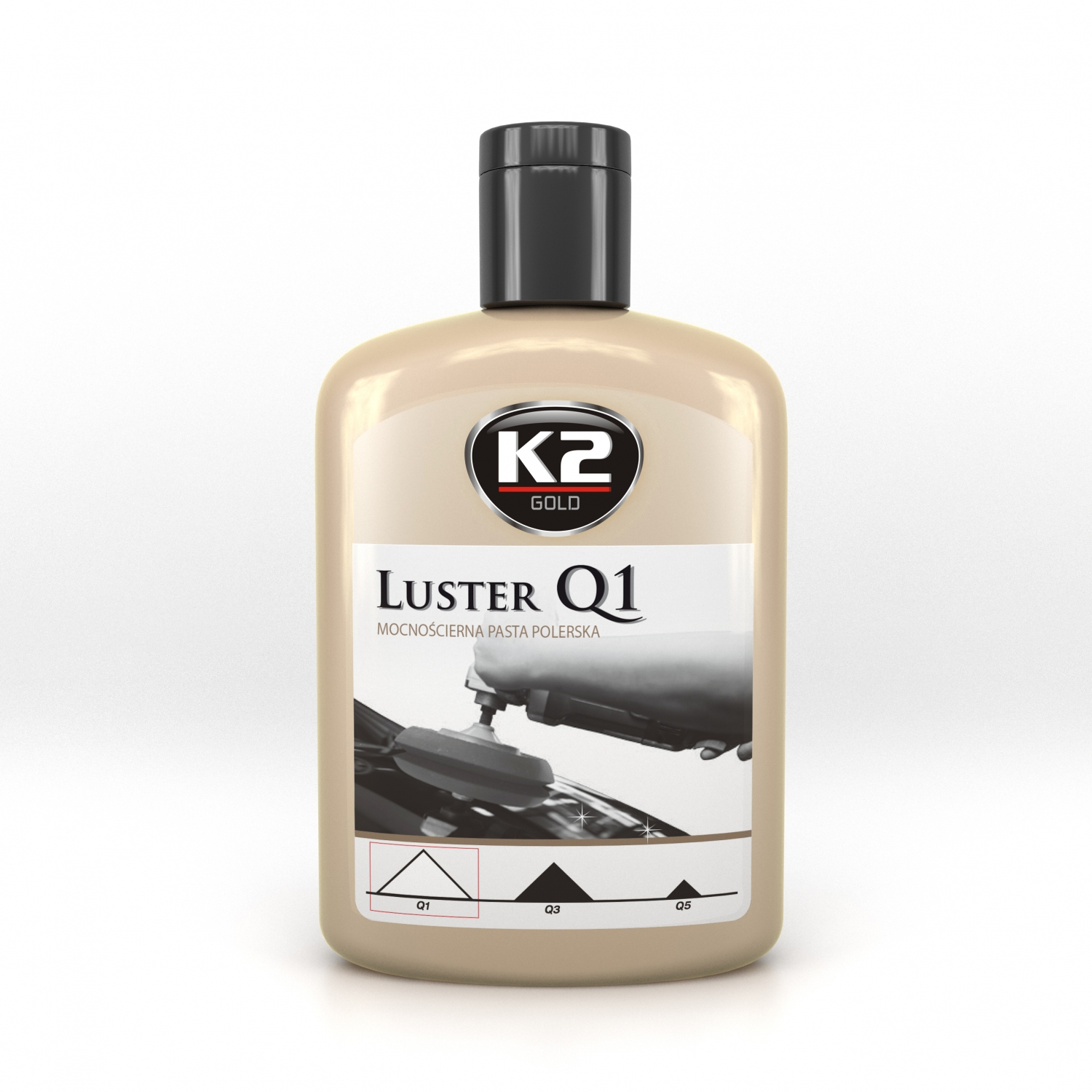 K2 LUSTER Q1 MOCNOŚCIERNA PASTA POLERSKA 200G - Petrostar