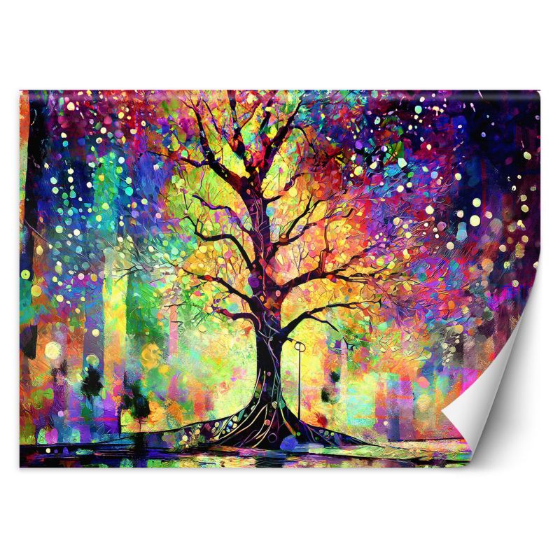 Fototapeta Feeby Kolorowe drzewo 350x245 1 szt