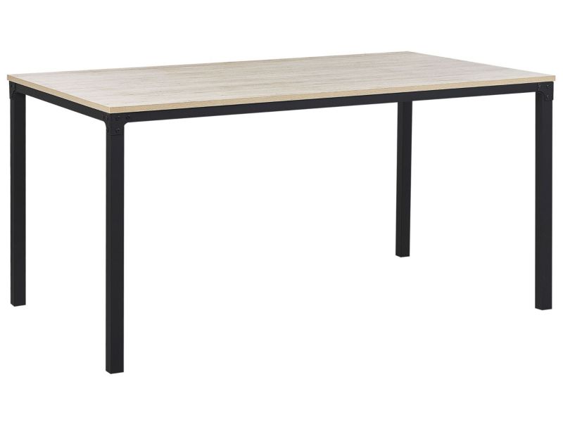 Stół do jadalni Hockley 90 cm 150 cm Jasne drewno 1 szt.
