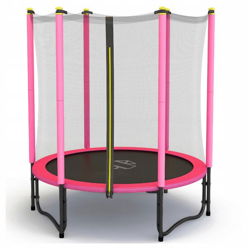 Trampolina ogrodowa dla dzieci Sapphire z siatką zewnętrzną 140 cm 1 szt.