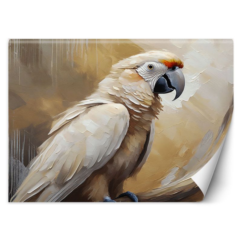Fototapeta Feeby AI Papuga ptaki malowany 350x245 1 szt