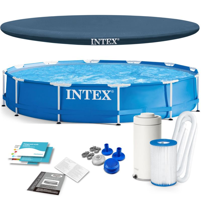 Basen ogrodowy Intex stelażowy 366x76cm 28212-4W1 1 szt.