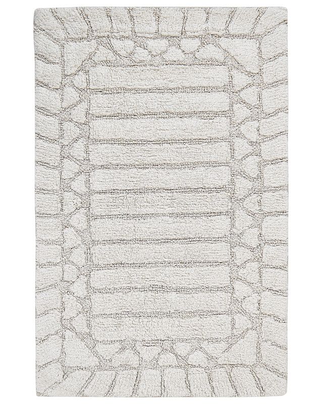 Dywanik łazienkowy bawełniany 60 x 90 cm beżowy Tekke 1 szt.