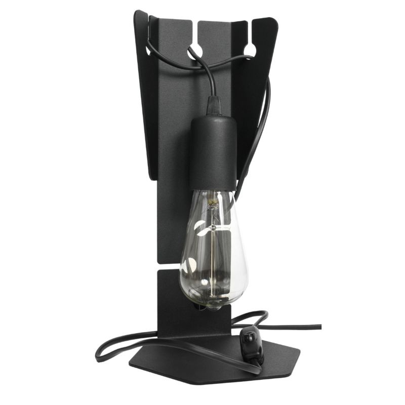 Lampa biurkowa Sollux Lighting ARBY czarna 1 szt.