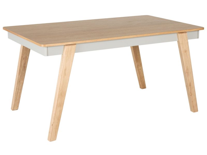 Stół do jadalni Phola 90 cm 150 cm Jasne drewno 1 szt.