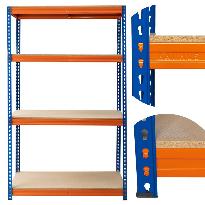 Regał magazynowy Bauhus 198x122x610 metalowy 1 szt.