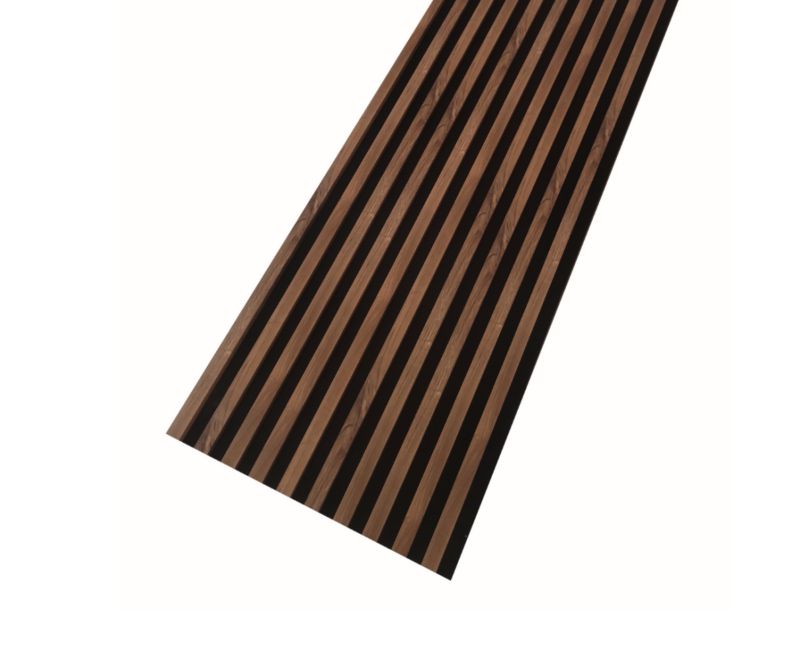 Lamele na czarnym filcu 26,5 x 275 cm Mebano PRO orzech 2 szt.