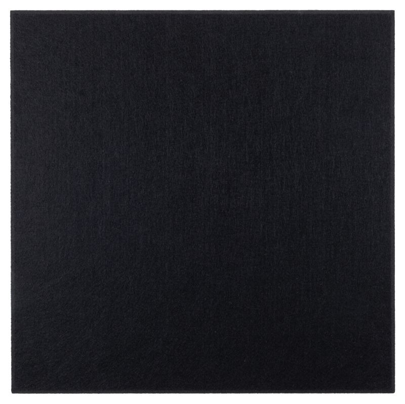 Panel filcowy ścienny dekoracyjny Multidecor Felly 40 x 40 cm 9 mm kwadrat gładki czarny 2 szt.