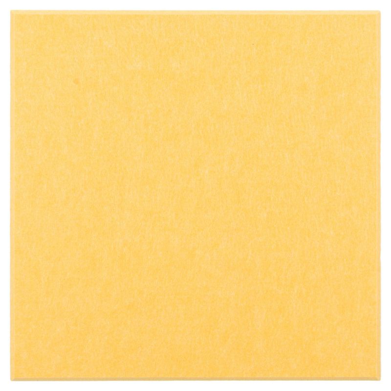 Panel filcowy ścienny dekoracyjny Multidecor Felly 40 x 40 cm 9 mm kwadrat gładki żółty 2 szt.