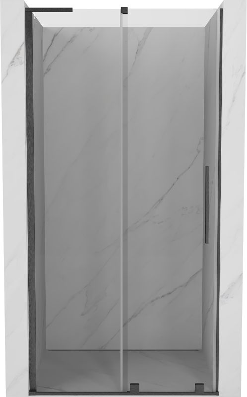 Drzwi prysznicowe przesuwne Mexen Velar L gun gray 90x200 cm 1 szt.
