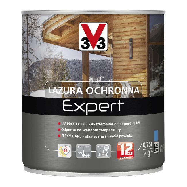 Lazura ochronna V33 Expert tek 0,75 l