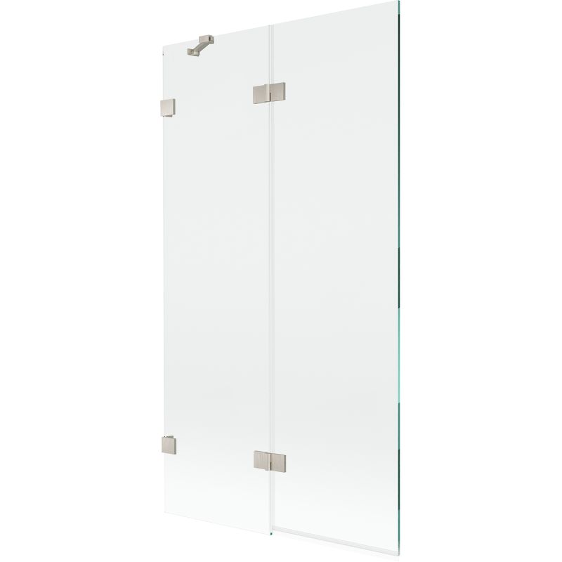 Parawan nawannowy 2-skrzydłowy Mexen Lunar nikiel szczotkowany 100 x 150 cm - 897-100-100-97-00-L 1 szt.