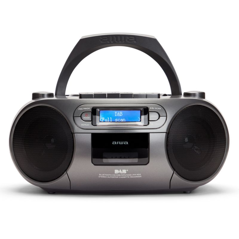 Boombox AIWA BBTC-660DAB/MG z DAB+ Szary mat. 1szt.