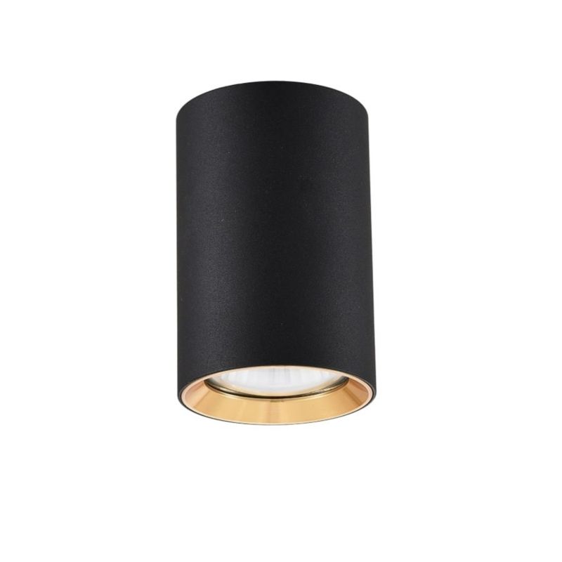 Oprawa natynkowa Light Prestige Manacor czarno - złota 9 cm 1 szt.