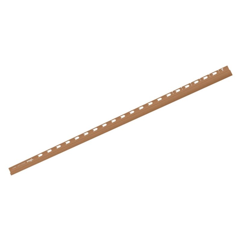 Listwa spadkowa przyścienna Vogi lewa 120 cm miedziana 1 szt.