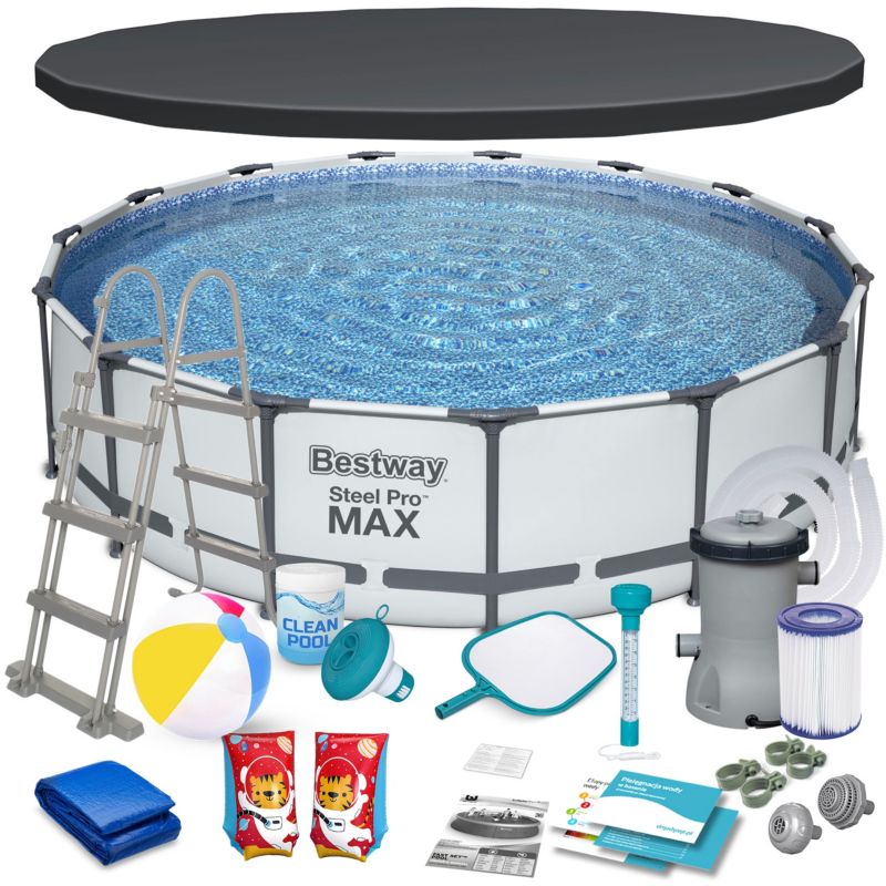 Basen ogrodowy Bestway stelażowy 457x107cm 56488-M 1 szt.
