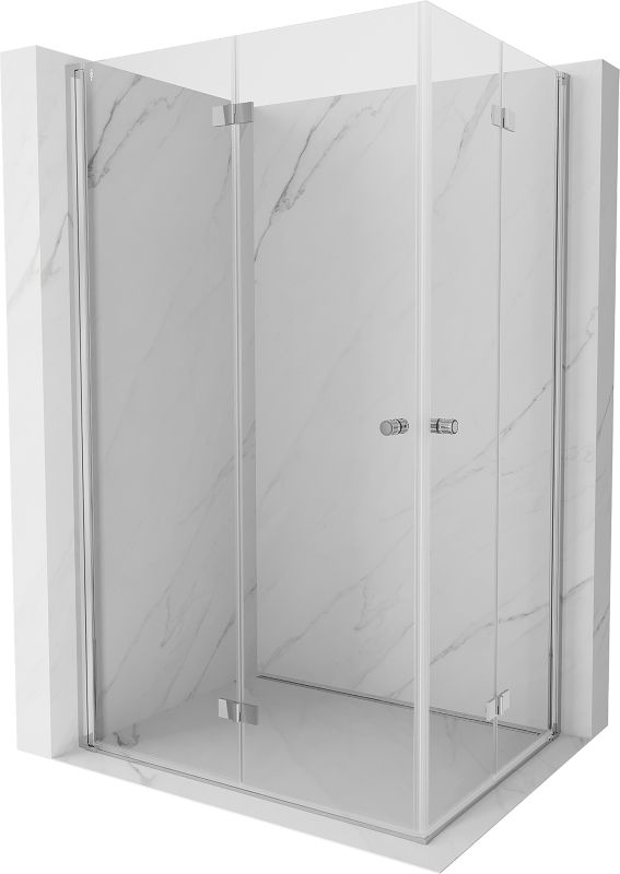 Drzwi prysznicowe składane Mexen Mist-F chrom transparent 105x90 cm 1 szt