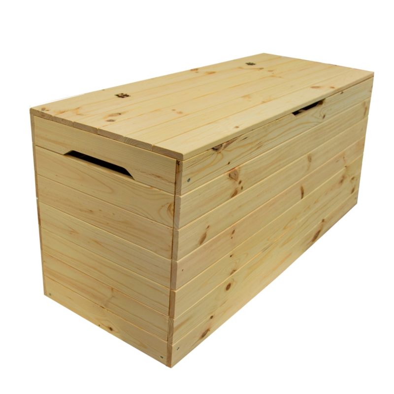 Drewniana skrzynka 4iQ Group 100x40x50cm skrzynia 200L 1szt.