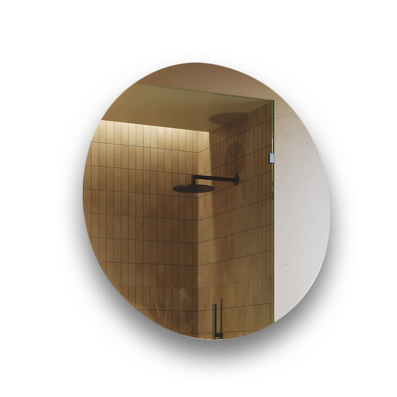 Lustro okrągłe łazienkowe LED Artforma 80 cm Lustro podświetlane Barwa Neutralna 1 szt.