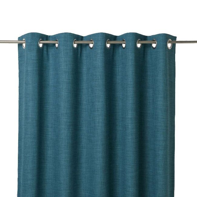 Zasłona zaciemniająca GoodHome Novan 140 x 260 cm morska