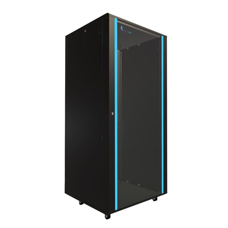 Szafa rack Extralink 37U 800x800 Czarna stojąca