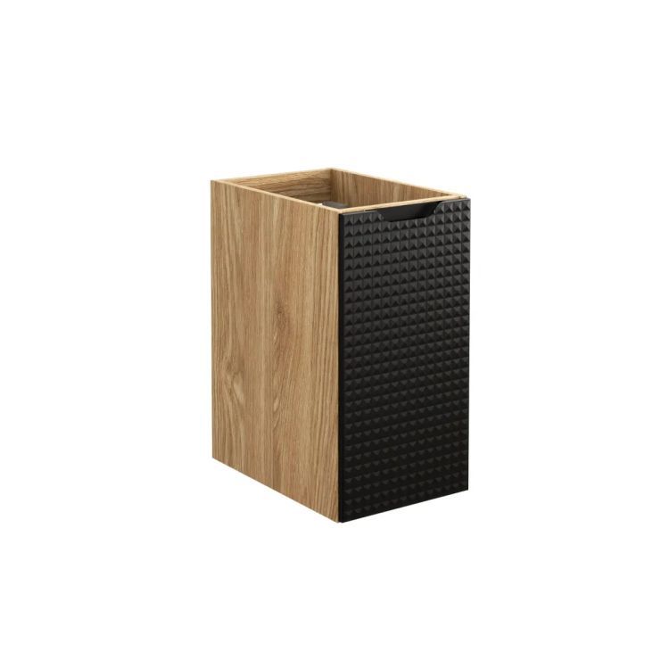 Szafka Comad łazienkowa LUXOR BLACK 81-30-1D 30cm dąb olejowany/czarna 1 szt