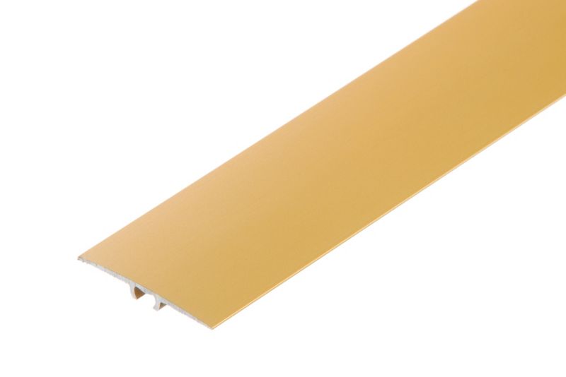 Profil progowy płaski Cezar Złoty 35mm 1,86m aluminiowy 1 szt.