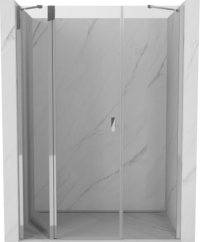 Drzwi prysznicowe Mexen Mist transparent chrom 155x200 cm 1 szt