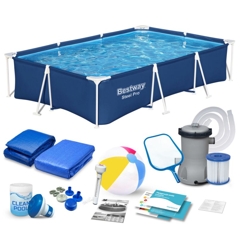 Basen ogrodowy Bestway stelażowy 300x201x66cm 56404N-15W1 1 szt.