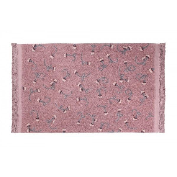 Dywan Lorena Canals dziecięcy ENGLISH GARDEN ASH ROSE 140x210 różowy 1 szt