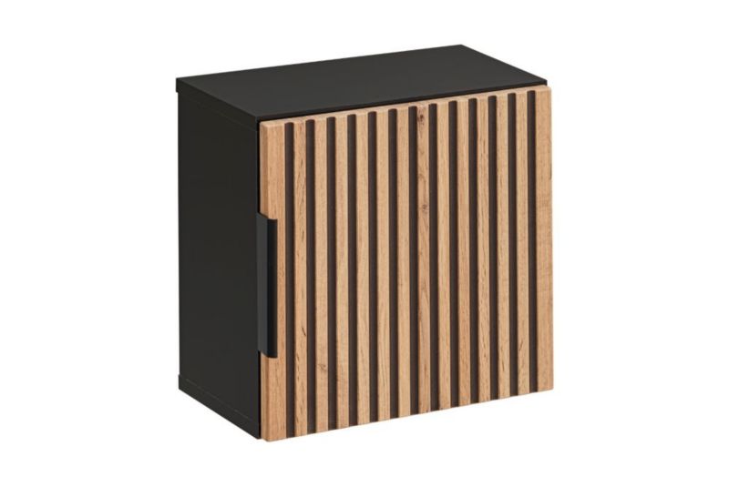 Szafka Comad łazienkowa XILO BLACK WOTAN 83 35cm czarna/dąb 1 szt