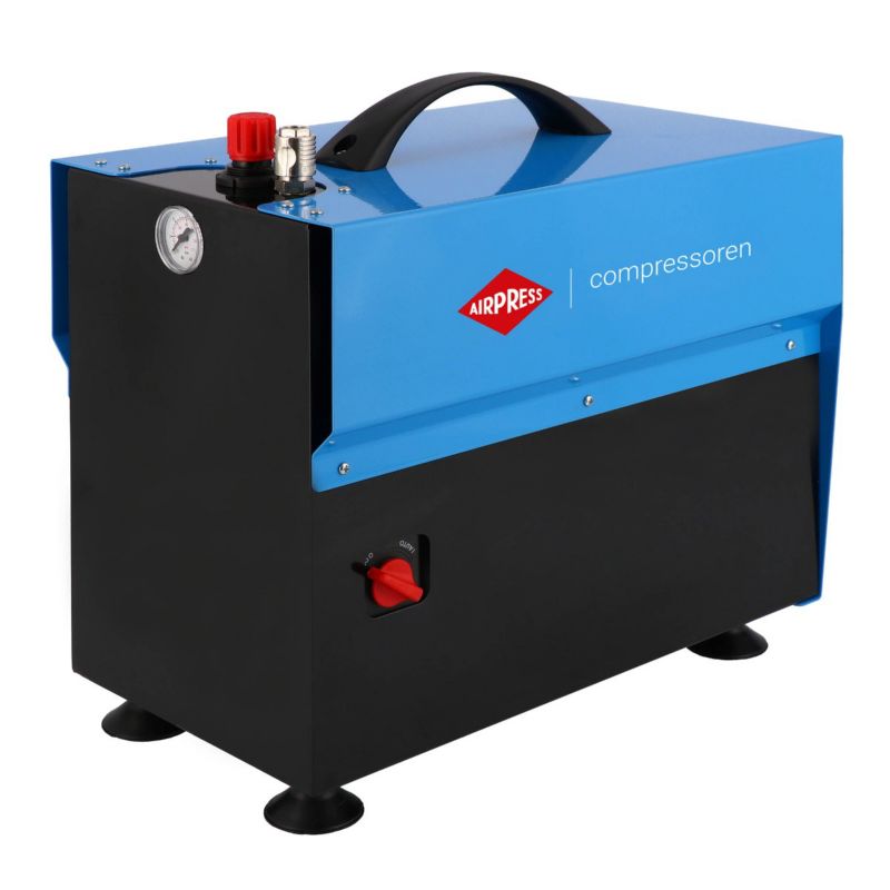 Mały kompresor bezolejowy dwutłokowy L 5-210 Airpress 10 bar 0.75 KM/0.55 kW 168 l/min 5 l cichy 1 szt.