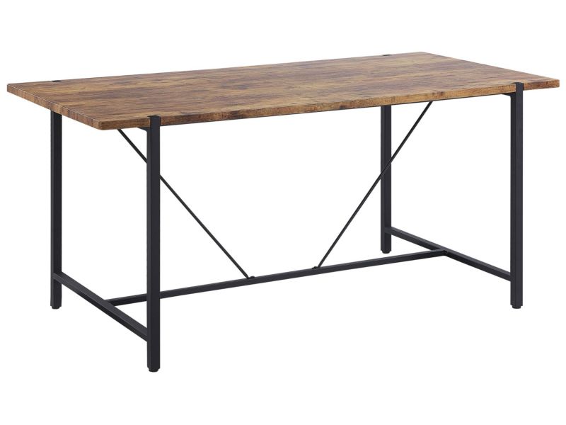 Stół do jadalni Saritas 80 cm 160 cm Ciemne drewno 1 szt.
