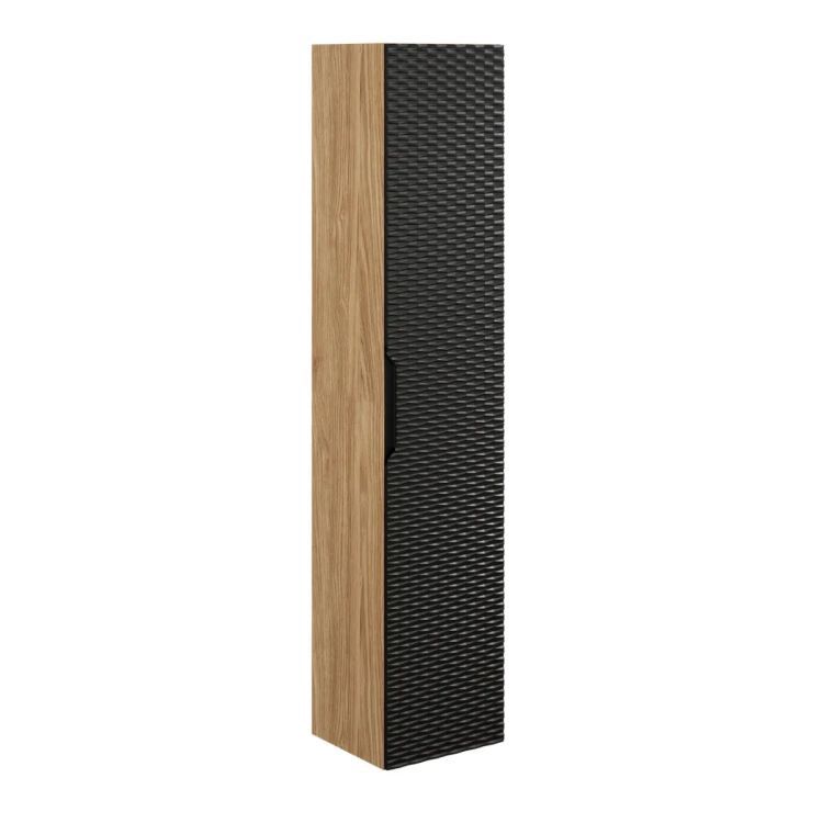 Szafka Comad łazienkowa OCEAN BLACK 80-01-1D 35cm dąb olejowany/czarna 1 szt