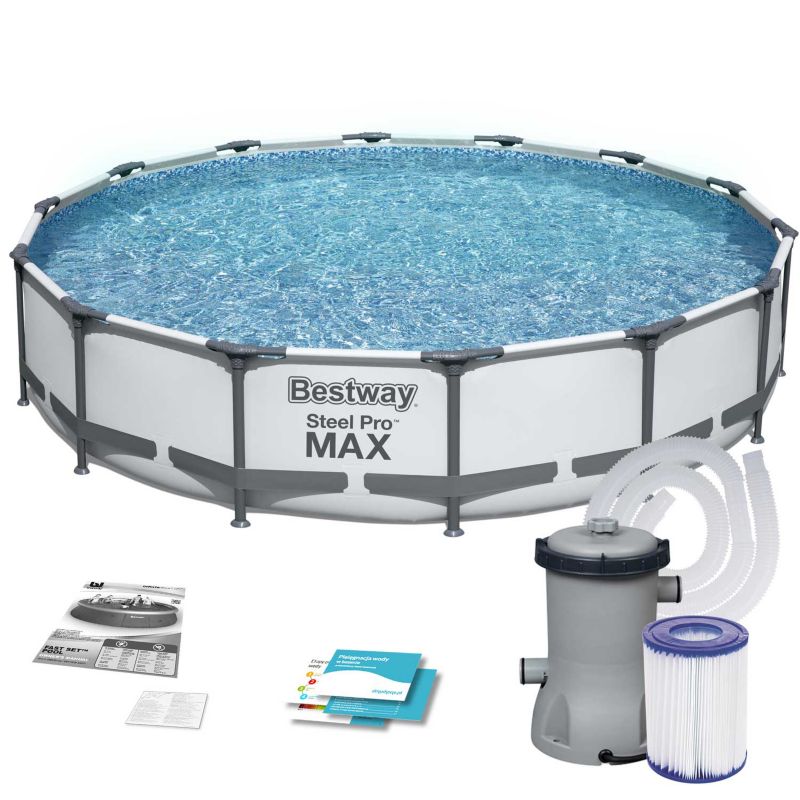 Basen ogrodowy Bestway stelażowy 427 x 84 cm 56595 1szt.