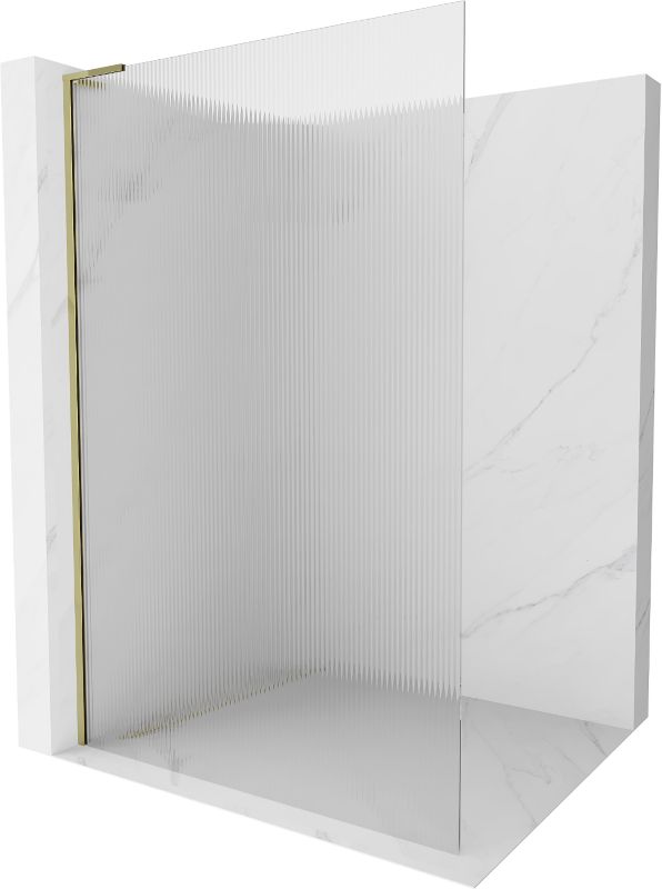 Ścianka prysznicowa Mexen Kioto złota 100x200 cm 800-100-103-50-09 1 szt.