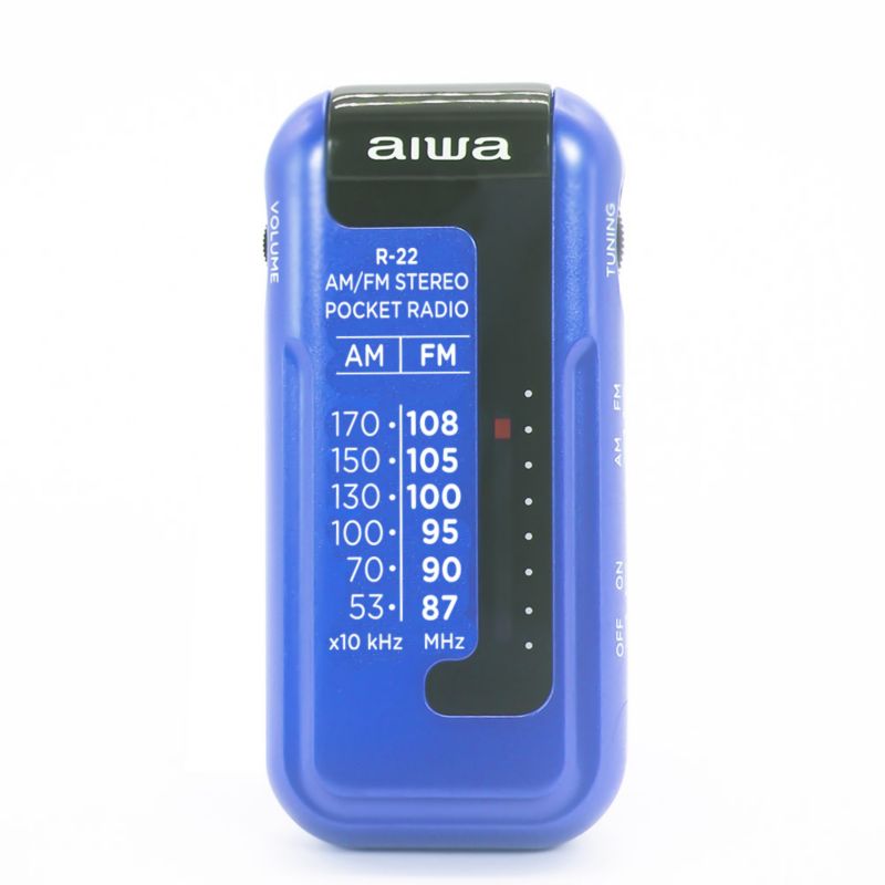 Przenośne Radio AIWA R-22BL Niebieskie 1szt.